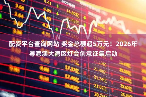 配资平台查询网站 奖金总额超5万元！2026年粤港澳大湾区灯会创意征集启动